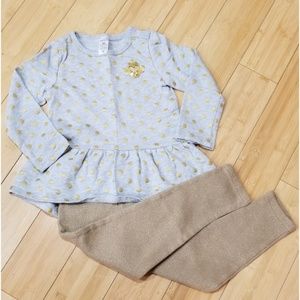 NWOT Carter's Long Sleeve Outfit